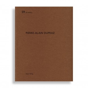 Pierre-Alain Dupraz. De Aedibus 59