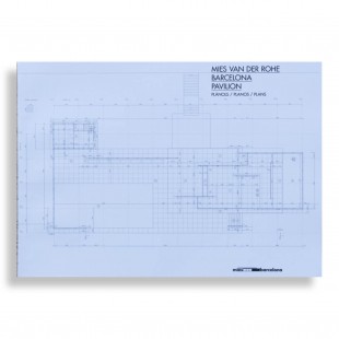 Mies van der Rohe Pavilion Plans. A3