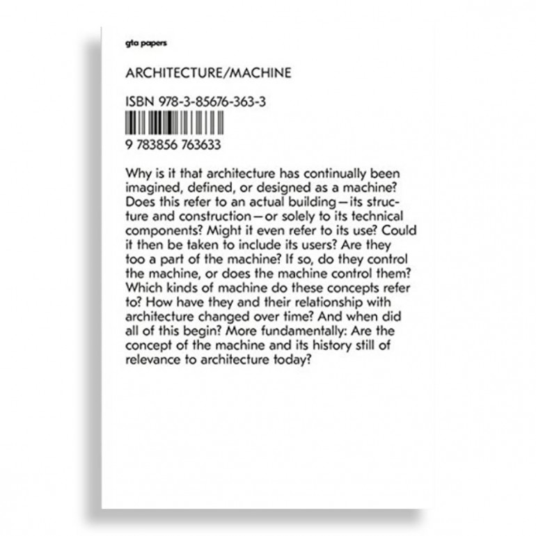 GTA Papers 1. Architecture/Machine