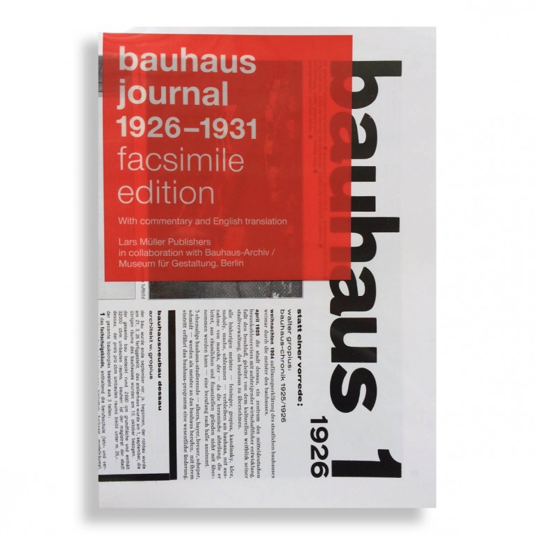 Bauhaus Journal 1926–1931. Facsimile Edition